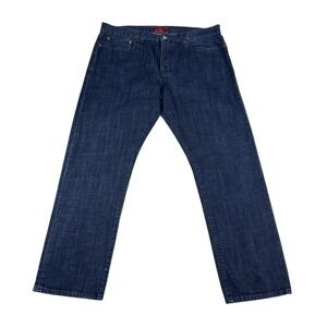 Lucky Brand 121 Heritage‎ Slim Dark Wash Mens Jeans W38 L30 Button Fly